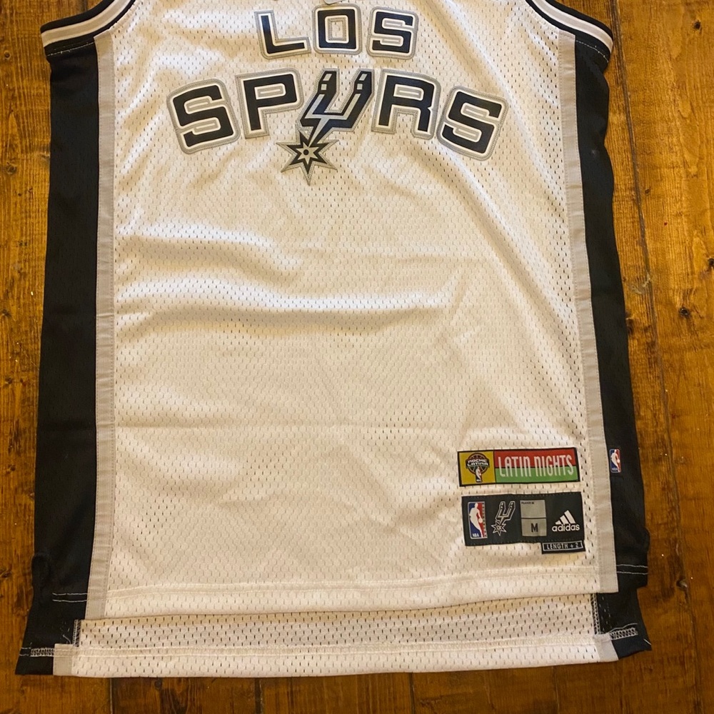Blank Noche Latina San Antonio NBA Spurs Jersey - Picture 2 of 8